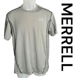 Merrell Top Opti-Wick UPF 20+ Crew Neck T-shirt Men’s Size Medium Grey